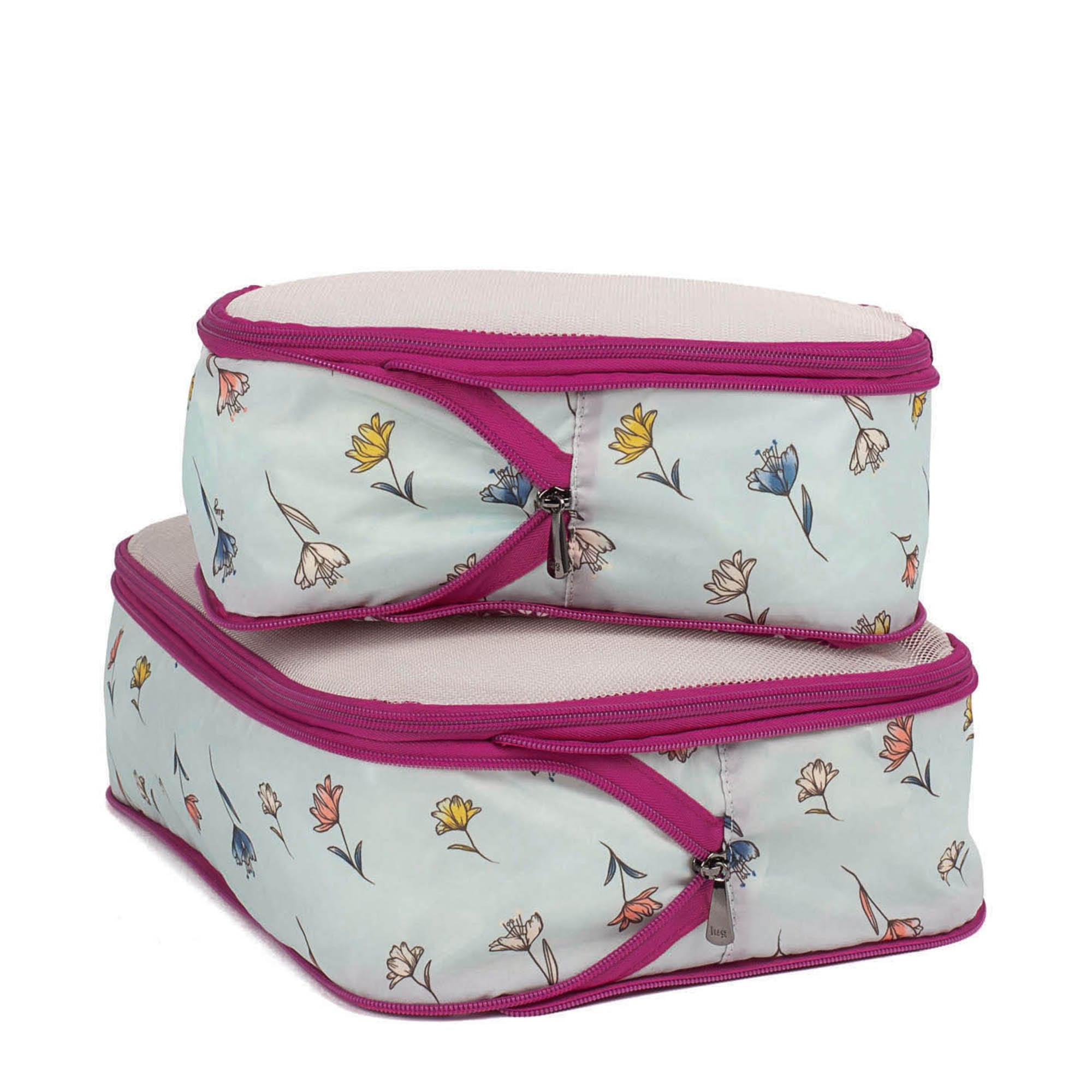 Cargo 2pc Compression Packing Cubes - FLOURISH BERRY - Cargo2pc_FlourishBerry_02_fdfb623d-c063-4de8-9014-d40fc570d89f